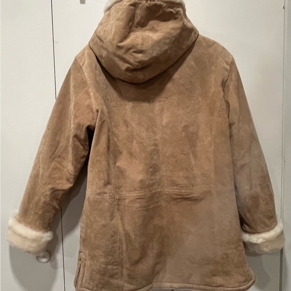 Suede, like new leather jacket/coat - Picture 2 of 12